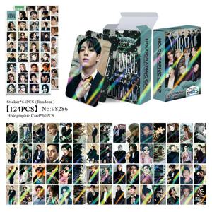 124PCS 싱글 앨범 미니 LOMO 카드 포토카드 HD 팬 컬렉션 카드 장식용 선물