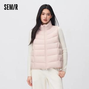 세미르 여성용 다운 조끼, 방수 기능, 가벼운 무게, 90% 다운 충전재, 퀼팅 처리, 다용도로 활용 가능, 2026년 신제품, 일상복으로 적합