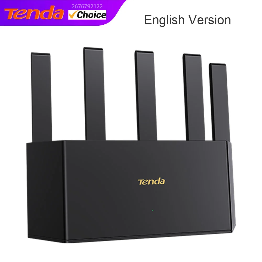 텐다 라우터 BE5100 영어 버전 WiFi7 5011Mbps 네트워크 2.5G 포트 2.4/5GHz 듀얼 광대역 접속 네트워크 보안 보호