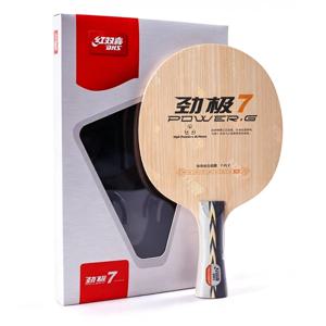 DHS 파워 G 7 PG7 탁구 라켓, 7겹 목재, 오리지널 포장, 빠른 공격을 위한 루프 드라이빙 스타일에 적합