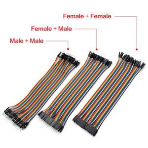 브레드 보드 용 Arduino 용 DIY 전자 와이어 듀퐁 케이블, 10CM 남성-남성 + 남성-여성 및 여성-여성 20-120pcs