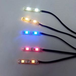 LED 모델 헤드라이트 플래시 라이트 바 (1/10 크롤러 자동차 트랙사스 TRX4, 1/14 클라이밍 자동차 드리프트 타미야 RC 트럭, 스카니아 770S용)