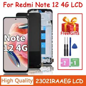 23021RAAEG 23021RAA2Y Xiaomi Redmi Note 12 4G LCD 디스플레이 스크린 디지타이저 어셈블리 교체 수리 부품용 Note12 디스플레이