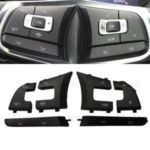 폭스바겐 골프 7 7.5 MK7 제타 티구안 아르테온 R-라인 5G 0959442 AE 5G 0959442 광고 5G 0959442 N 1pc 다기능 스티어링 휠 버튼 캡