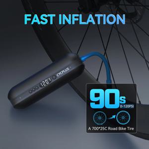 CYCPLUS A2 공기 압축기 자동차 타이어에 대 한 무선 자전거 펌프 MTB 자전거 공에 대 한 고압 150psi 휴대용 스마트 공기 팽창기