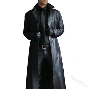 PU 가죽 코트 남성 자켓 봄 가을 겨울 탑 슬림 한국 streetwear 고딕 모토 바이커 펑크 아웃웨어 abrigos mujer invierno