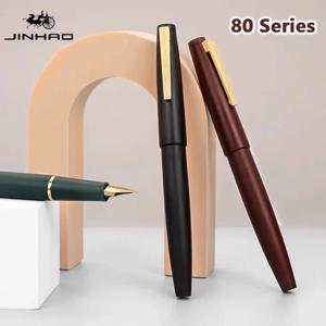 Jinhao 80 만년필 럭셔리 우아한 잉크 펜 EF F 0.3MM 엑스트라 파인 펜촉 쓰기 잉크 펜 편지지 사무실 학교 용품