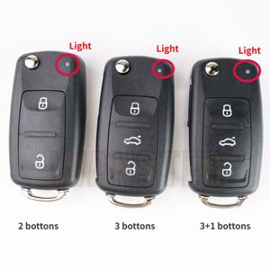 VW 폭스바겐 Tiguan 골프 Touareg Sagitar Amarok Crafter 폴로 Skoda MK6 Passat C Jetta Beetle 용 자동차 키 Fob 케이스 쉘 하우징