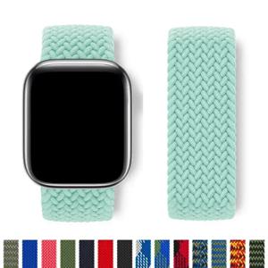 Apple watch 울트라 밴드 용 땋은 루프 스트랩 49mm 44 45mm 42mm 41mm 나일론 코레아 벨트 팔찌 iWatch 시리즈 9 8 7 6 5 4 se 3