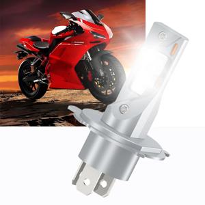 1PC LED H4 H7 오토바이 스쿠터 LED H4 HS1 9003 HB2 전구 헤드 라이트 15000LM 슈퍼 밝은 무선 램프 모토 자전거 전면 조명 12V