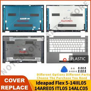 Ideapad Flex 5 14ARE05 5-14ITL05 5 14ALC05 5-14IIL05 후면 상단 뚜껑 부품 힌지 손목 받침대 교체 금속/플라스틱용 새 부품