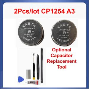 2 개/몫 CP1254 A3 100% 오리지널 60mAh CP1254 3.7V 블루투스 TWS 헤드폰 배터리 커패시터