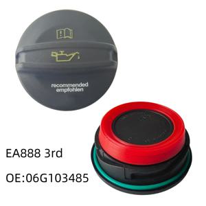 1Pc/1Set EA888 3 차 엔진 오일 캡/가스켓 Audi A4 A6 A3 Q5 Q7 VW Passat B8 골프 7 MK7 Tiguan Touran L Skoda Superb 06G103485
