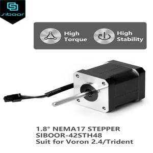 3D 프린터 모터 1.8 °   NEMA17 스테퍼 모터 SIBOOR-42STH48 1.8도 보론 2.4 트라이던트 3D 프린터용