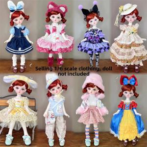 30cm BJD 인형 옷 모리 스타일 귀여운 만화 로리타 드레스 인형 옷 1/6 BJD 인형용