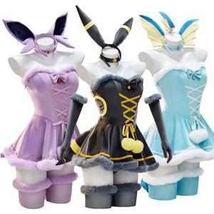 새로운 제품 Vaporeon Umbreon Sylveon 코스프레 의상 할로윈 크리스마스 축제 파티 일상 유행 롤플레잉 의상