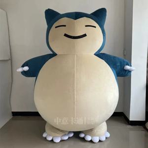포트데미엘 포켓몬 풍선형 스노락스 마스코트 의상 커비 야수 워킹 인형 옷 광고 크리스마스 팬시 파티 드레스