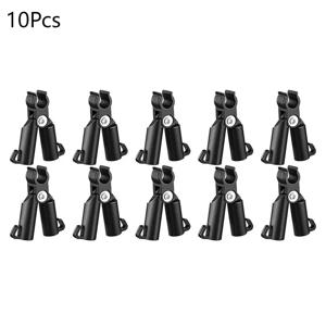 10Pcs 범용 플라스틱 클립 식물 지지대 고정 커넥터 기둥 원예 11mm 고정 브래킷 등반용 퍼걸라 커넥터