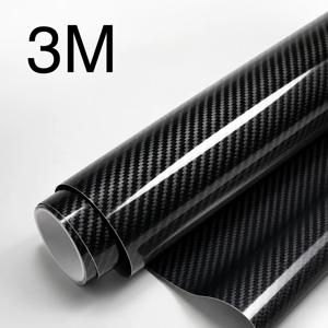 탄소 섬유 랩 방수 자동차 천 커버 스티커 비닐 자동차 튜닝 3D 6D 오토바이 스티커 광택 무광 블랙 접착제