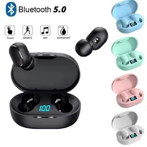 무선 블루투스 헤드폰 오버이어 HIFI 음악 스테레오 헤드셋 소음 감소 스포츠 이어폰 (아이폰, 화웨이, 리얼미용 마이크 포함)