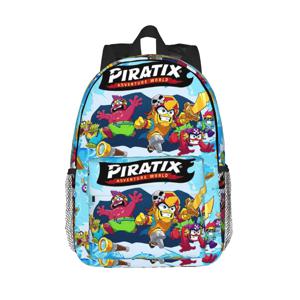 Piratix HD 배낭 핫 세일 데이 팟 대용량 소년 소녀 책가방 남성 여성용 어깨 가방 학교 가방
