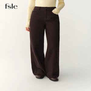 FSLE 2026 가을 여성용 미드라이즈 빈티지 라이오셀 슬림 스트레이트 레그 진 - 일상 착용을 위한 시크하고 클래식한 편안한 데님