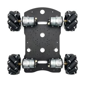 15kg 하중, 4륜 구동, 97mm 메카넘 휠 로봇 자동차, DC 12V 엔코더 모터, 아두이노, 라즈베리 파이, ROS 로봇 암 섀시 부품, DIY 키트.