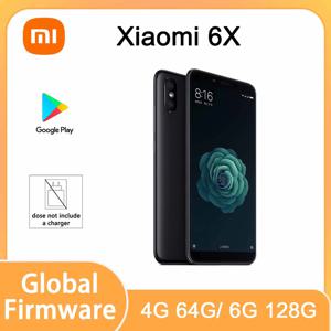 샤오미 미 6X 스마트폰 휴대폰 6G 128G ROM CPU 스냅드래곤 660 1080 x 2160 픽셀 풀 스크린 언락 중고폰 충전기 없음