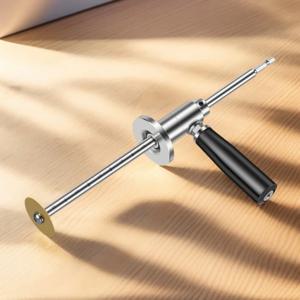 드릴용 PVC 내부 파이프 커터 다이아몬드 휠 육각 샹크 조절 가능한 깊이 핸들 - 배관, 관개, DIY 깔끔한 절단용