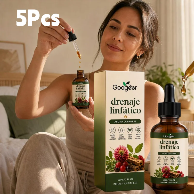 60ml 허브 림프 웰니스 드롭, 건강한 몸을 위한 드롭, 림프 순환을 돕는 천연 허브 에센스, 순한 성분의 앰플 세럼