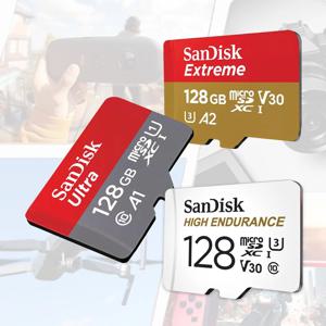 샌디스크 메모리 카드 마이크로SD 32GB 64GB 128GB 256GB 512GB 1TB 마이크로 SD 카드 익스트림 TF 카드 클래스10 U3 V30 4K UHD A2 마이크로 SDXC