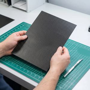 무광 탄소 섬유 시트, 9.8x7.9인치, 투명 트윌 패턴, DIY 지갑 재료, 수리용 패널, 수제 공예용 탄소 섬유 보드