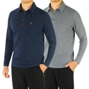 봄가을 김영주 라운딩 스냅 카라티셔츠 남성 기능성 아웃도어티 TSKYJ-115