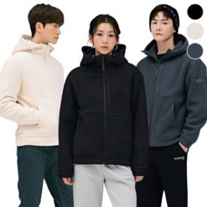 (현대Hmall)(체이스컬트) 공용 PURE 플리스 보아 본딩 후드ZIP-UP/3Color