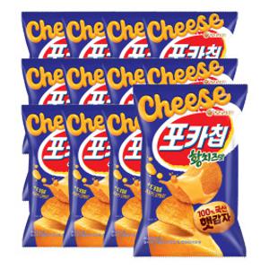 오리온 포카칩 황치즈맛 60g x 12개입(1박스)