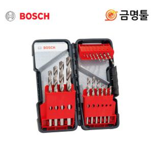 보쉬 2607019578 철재용드릴비트세트 18pcs 1-10mm HSS메탈기리 케이스포함