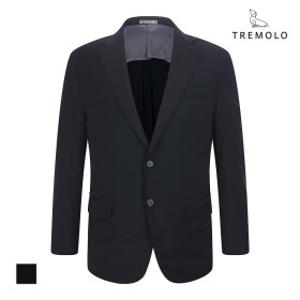 TREMOLO 쿨맥스 블랙 솔리드 정장자켓_TGBGAXM2411