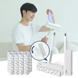 매직핸들 돌돌이 테이프클리너 22cm 광폭사이즈 12종세트(본체+거치대+리필10개) / 본체/리필/밀대봉