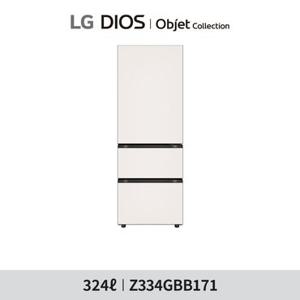[상품권10만원증정]LG 디오스 오브제컬렉션 김치톡톡 Fit & Max Z334GBB171