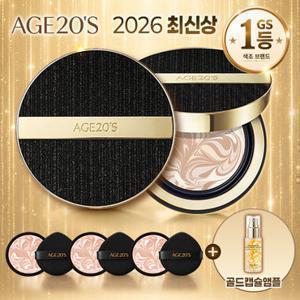 [TV상품][26FW최신상]에이지투웨니스 골드볼륨샷 팩트 본품2+리필3+앰플