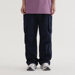 [커버낫] [TAG가 129,000] 세미와이드 워크 파라슈트 팬츠 Dark Navy