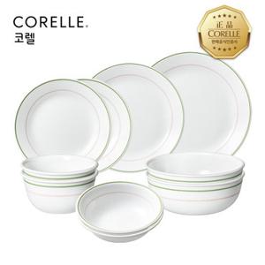 코렐 더블링그린티 원형 2인 10P 홈세트