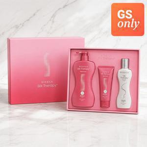 실크테라피 [빠른배송] 추석 선물기획 (샴푸500ml + 트리트먼트 100ml + 에센스 130ml)