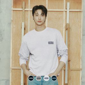 [지오다노/본사] 025550 변우석 로고 맨투맨_4color