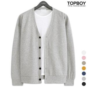 [탑보이] 심플 특양면 오버핏 가디건 (TR864)