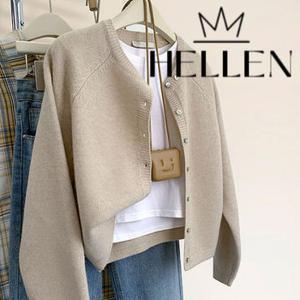 [헬렌] 봄 가을 겨울 래글런 나그랑 데일리 니트 가디건 에브래글런가디건 B-639