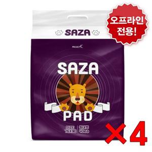 사자 패드 특대형 160매(40매x4개) 한박스 / 76x90cm 강아지 배변패드