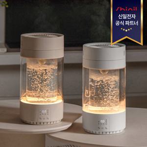 [26년형/포토리뷰이벤트] 신일 3.5L 가열식 무드등 스텐레스 가정용 물멍 가습기 SUH-CV600ZA