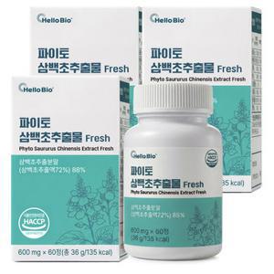 파이토 삼백초 추출물 프레시 60정 3박스 총6개월분