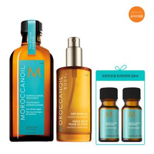 [백화점][모로칸오일] 모로칸오일 오리지널 100ml+바디오일 50ml (+오일 10ml 2개)